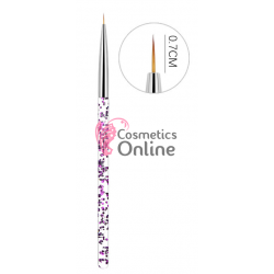 Pensula de unghii pentru pictura cu varf subtire art PU20AA - XS linii